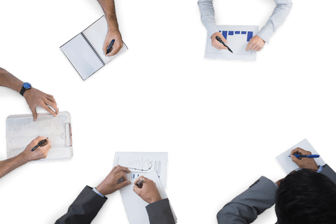diverse business professionals collaborating on transparent background - Download Free Stock Videos Pikwizard.com