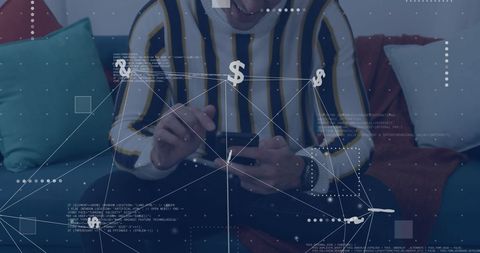 technologically connected finance concept with smartphone - Download Free Stock Images Pikwizard.com