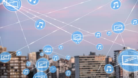 Digital Music and Technology Network on Cityscape