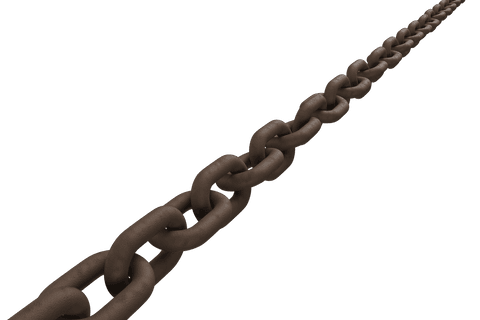 long transparent rusty chain section in perspective - Download Free Stock Videos Pikwizard.com