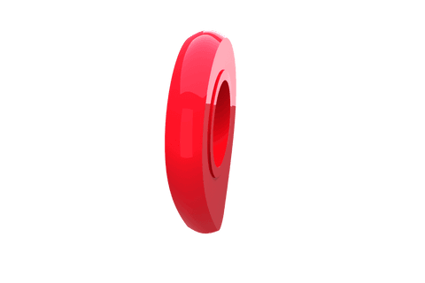 3d transparent red map location pointer side view - Download Free Stock Videos Pikwizard.com