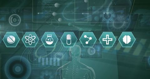Futuristic Medical and Science Technological Interface - Download Free Stock Images Pikwizard.com