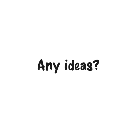 Any Ideas Text on Transparent Background for Creative Concepts - Download Free Stock Videos Pikwizard.com