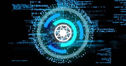 Futuristic Digital Interface with Programming Code Background - Download Free Stock Images Pikwizard.com