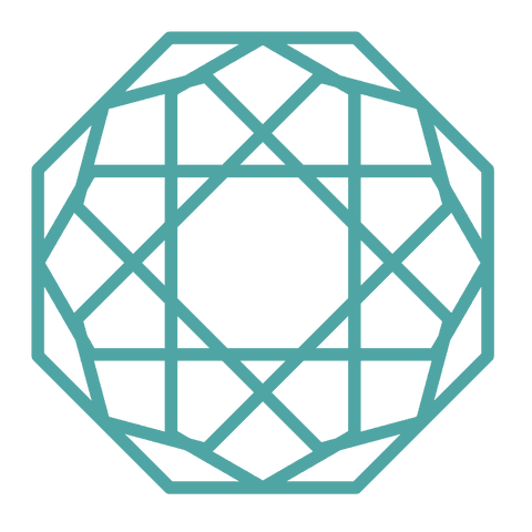 geometric blue cut gemstone pattern on transparent background - Download Free Stock Videos Pikwizard.com