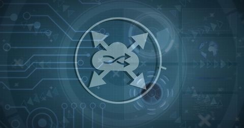 futuristic digital communication and infographic interface - Download Free Stock Images Pikwizard.com