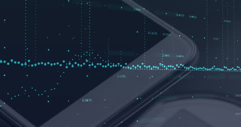 Digital Data Processing with Smartphone Interface Animation