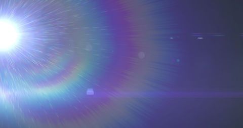 Bright Spotlight Lens Flare Against Dark Background - Download Free Stock Images Pikwizard.com