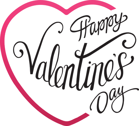 Elegant Happy Valentines Day Typography on Transparent Background - Download Free Stock Videos Pikwizard.com