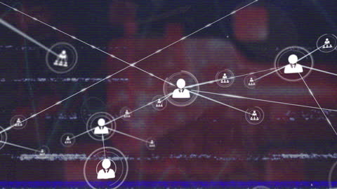 Abstract Digital Network Connections with Data Processing