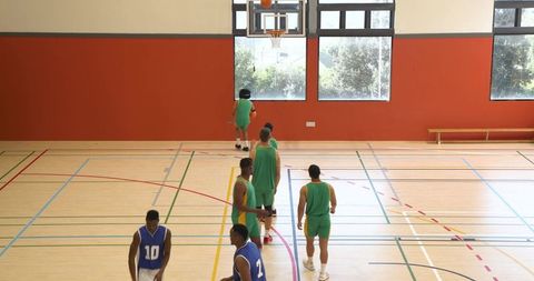 Basketball Practice Focused Skills Training Indoors
