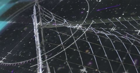 Virtual soccer goal analytics with futuristic data overlays