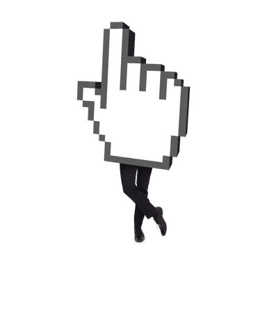 pixel hand with businessman on transparent background banner concept - Download Free Stock Videos Pikwizard.com