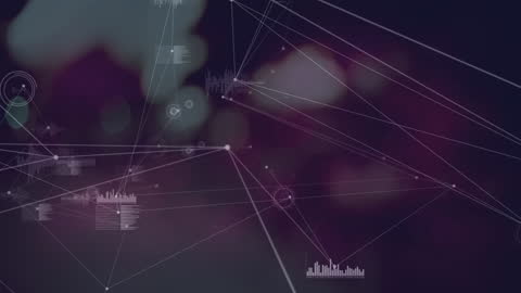 Digital Network with Business Technology Concepts and Smartphone