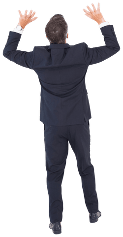 businessman climbing cube reaching upward - transparent background - Download Free Stock Videos Pikwizard.com
