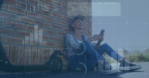 Data Integration over Young Woman Using Smartphone Outdoors