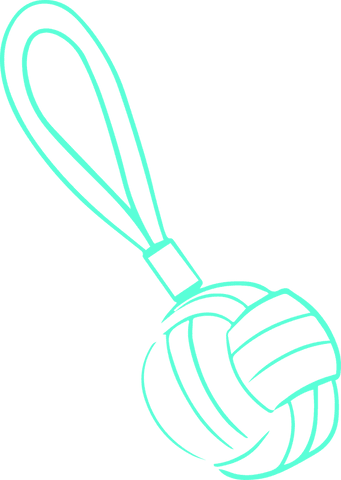 monochrome turquoise monkey fist knot lanyard transparent background design - Download Free Stock Videos Pikwizard.com