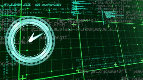 Digital Clock Visualization on Technological Data Grid