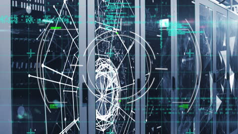 Digital Interference and Data Processing in Modern Server Room