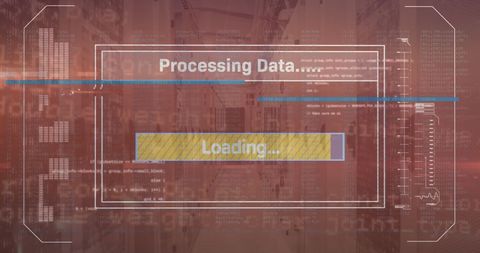 Data Processing and Loading in Digital Server Environment - Download Free Stock Images Pikwizard.com