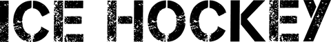 this digital illustration features 'ice hockey' text placed on a transparent background, suitable for use in sports-related graphic designs or promotional materials. an ideal choice for enhancing event advertisements, creating merchandise designs, or adding a professional touch to social media graphic posts related to ice hockey or sports in general.