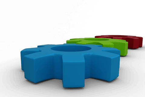 colorful 3d gears on transparent background - Download Free Stock Videos Pikwizard.com