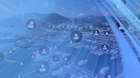 Digital Data Framework with Coastal Cityscape and Connectivity