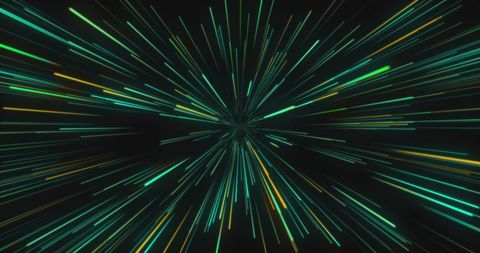 Dynamic Light Trails on Black Background Illustration - Download Free Stock Images Pikwizard.com
