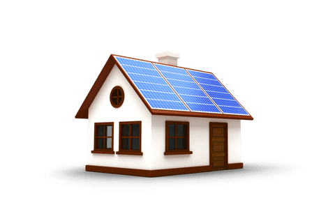 transparent house with solar panels eco-friendly home illustration - Download Free Stock Videos Pikwizard.com