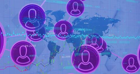 Global Connectivity and Data Visualization Concept - Download Free Stock Images Pikwizard.com