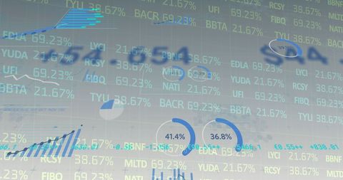 Digital Financial Data and Statistics Representation - Download Free Stock Images Pikwizard.com