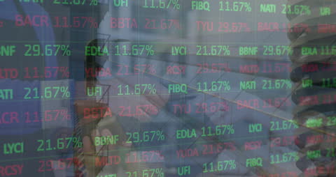 Stock Market Data Projection and Digital Payment Concept