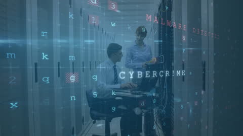 Cybersecurity Analysis in High-Tech Server Room