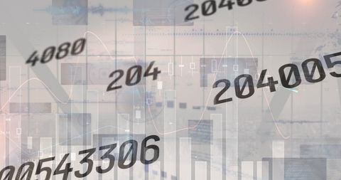 Abstract Financial Data with Numbers and Graphs for Analysis - Download Free Stock Images Pikwizard.com