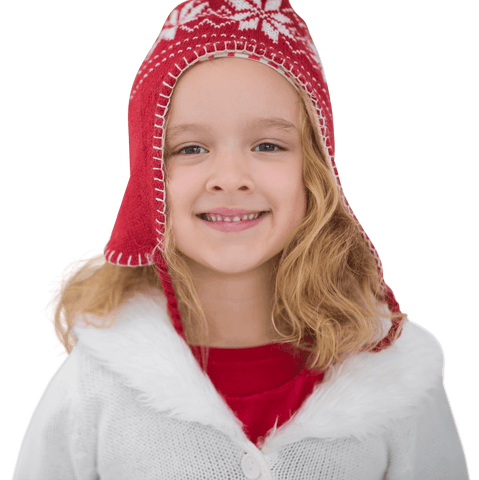 happy girl in winter clothing on transparent background - Download Free Stock Videos Pikwizard.com