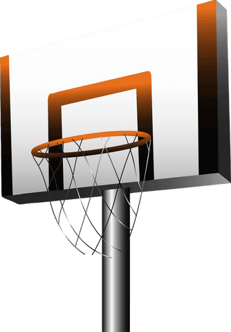 minimalistic basketball hoop transparent design illustration - Download Free Stock Videos Pikwizard.com