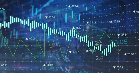 Financial Data Processing Over Digital Cityscape - Download Free Stock Images Pikwizard.com