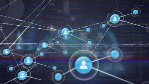 Conceptual Network of Digital Connections and Data