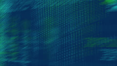 Digital Data Matrix Background with Abstract Motion