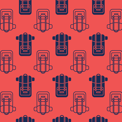 seamless transparent backpack pattern digital illustration design - Download Free Stock Videos Pikwizard.com