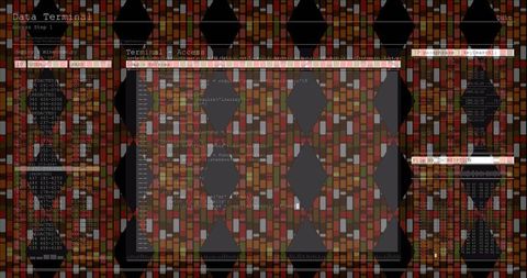 Data Processing Interface on Abstract Geometric Background - Download Free Stock Images Pikwizard.com