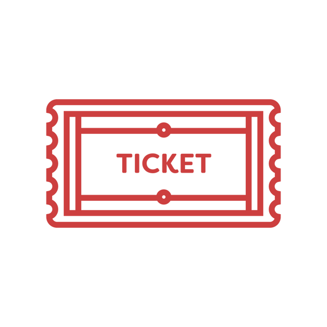 Red Ticket Icon Advertising Concept On Transparent Background - Download Free Stock Videos Pikwizard.com