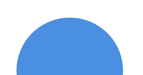 Blue half circle with white space, ukraine crisis concept