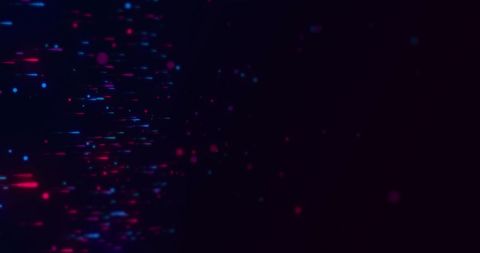 Abstract Red and Blue Digital Dots on Black Futuristic Background - Download Free Stock Images Pikwizard.com