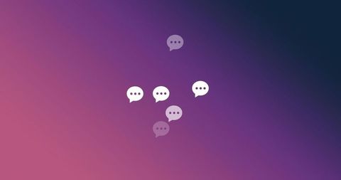 social media icons on vibrant gradient background - Download Free Stock Images Pikwizard.com