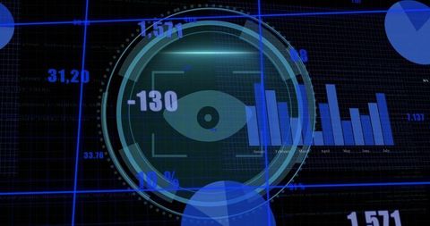 Digital Analytics with Cyber Security Interface and Scanning Scope - Download Free Stock Images Pikwizard.com