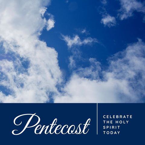 Pentecost Celebration Cloudy Blue Sky Inspiration - Download Free Stock Templates Pikwizard.com