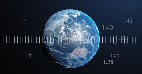 Global Finance and Data Processing Over Earth - Download Free Stock Images Pikwizard.com
