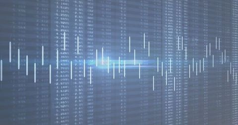 digital data processing with rising graphical elements - Download Free Stock Images Pikwizard.com