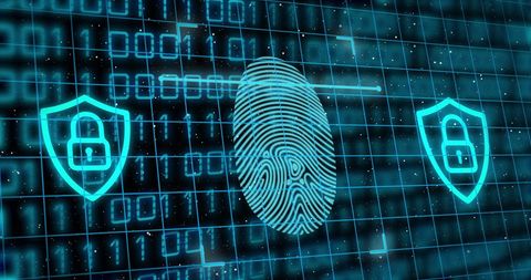 Digital Fingerprint Security Identity and Data Protection Concept - Download Free Stock Images Pikwizard.com